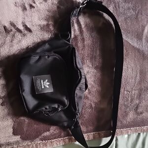 Adidas Black Belt Bag for Men